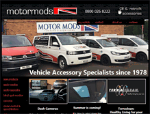 Tablet Screenshot of motormods.co.uk